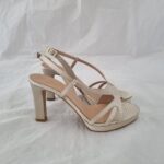 Sandali Joel raso platino art.7583