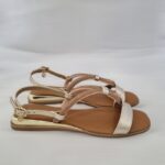 Sandali flat platino Gardini Spirit art.GS435