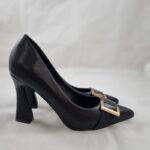 Décolleté Cristin nappa nero art. Nicol7