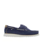 Scarpa da barca Lumberjack scamosciato blu art.6402
