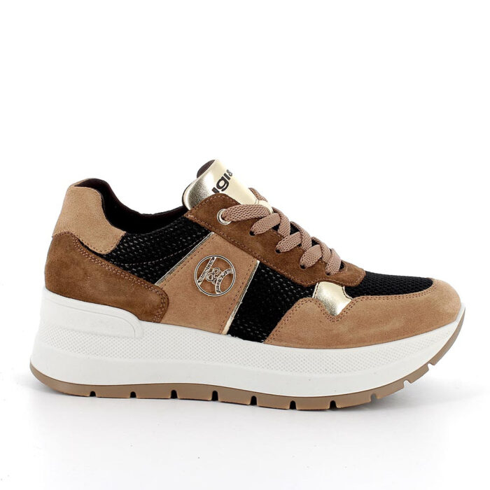 Sneakers Igi&Co cuoio/nero art.6675522 - immagine 1