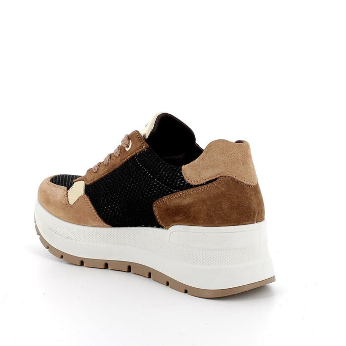 Sneakers Igi&Co cuoio/nero art.6675522 - immagine 4