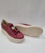 Sneakers platform Crown bordeaux con accessori art.1719 - immagine 5