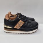 Sneakers platform Alviero Martini nero art.2011