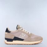 Sneakers Napapijri uomo scamosciato beige Stab01