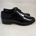 Stringata uomo abrasivato blu Borghese art.014