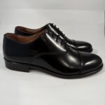 Stringata uomo abrasivato nero Brusciano art.091