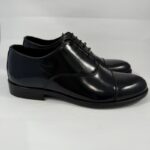 Stringata uomo abrasivato blu Brusciano art.091