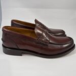 Mocassino Exton vitello legno art.102