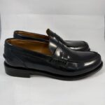 Mocassino elegante uomo Exton abrasivato blu art.102