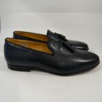 Mocassino Exton pelle blu art.164