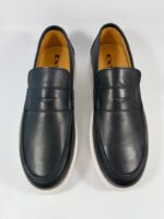 Slip on Exton pelle blu art.832 - immagine 4