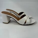 Sandalo con tacco L'Amour nappa bianco art.314