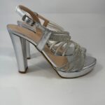 Sandali gioiello Joel laminato argento art.A7377