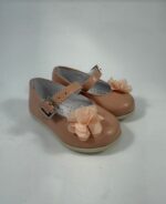 Ballerina bimba rosa cipria Sa.Ba con fiore in tulle art.01 - immagine 3