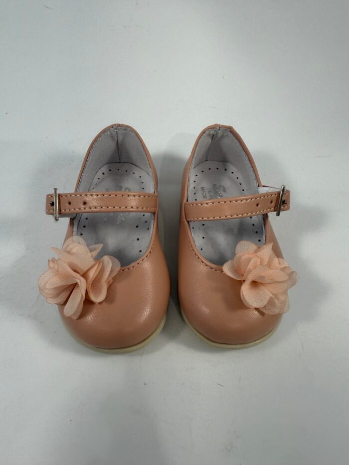 Ballerina bimba rosa cipria Sa.Ba con fiore in tulle art.01 - immagine 5