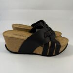 Ciabatta platform Goldstar nero art.1440