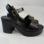 Sandalo con tacco Repo nero art.57275