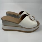 Ciabatta con zeppa Repo bianco art.21138