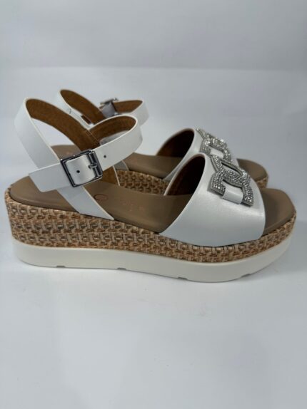 Sandali Repo bianco con strass art.50249