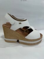 Sandali con zeppa Valleverde bianco art.49251