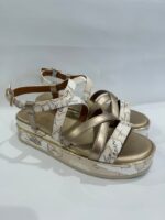 Sandali Alviero Martini beige e stampa geo art.2181 - immagine 3