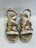 Sandali Alviero Martini beige e stampa geo art.2181 - immagine 4