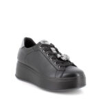 Sneakers platform nera con accessorio removibile art.8671200 - immagine 3