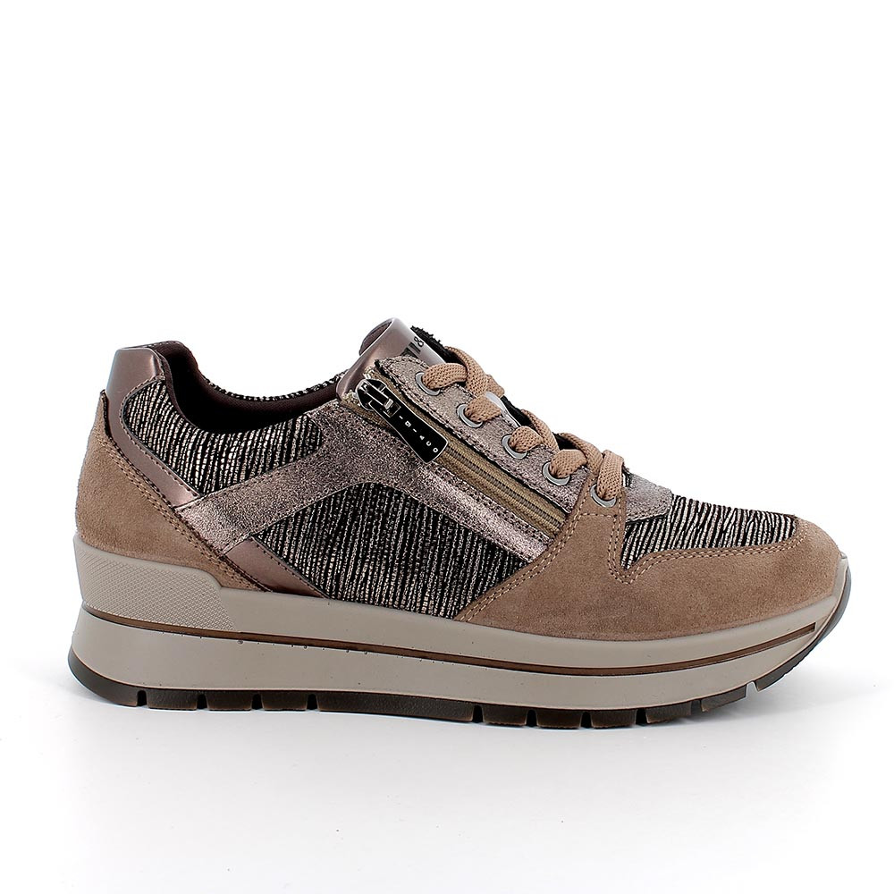 202528676133_2_8eda Sneakers donna Igi&Co scamosciato fango art.8676133 - immagine 1
