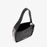 Borsa a spalla Valentino nera modello Fosca Re - immagine 4
