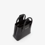 Borsa a mano Valentino nera modello Faith Re - immagine 4