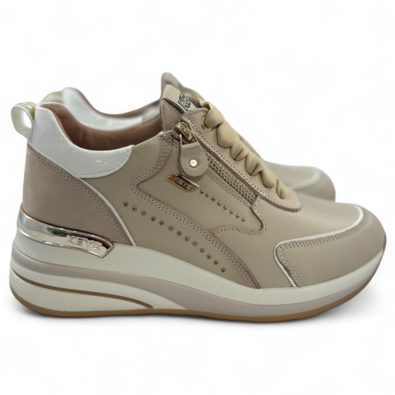 FL26-_2 Sneakers Keys beige art.11223 - immagine 1