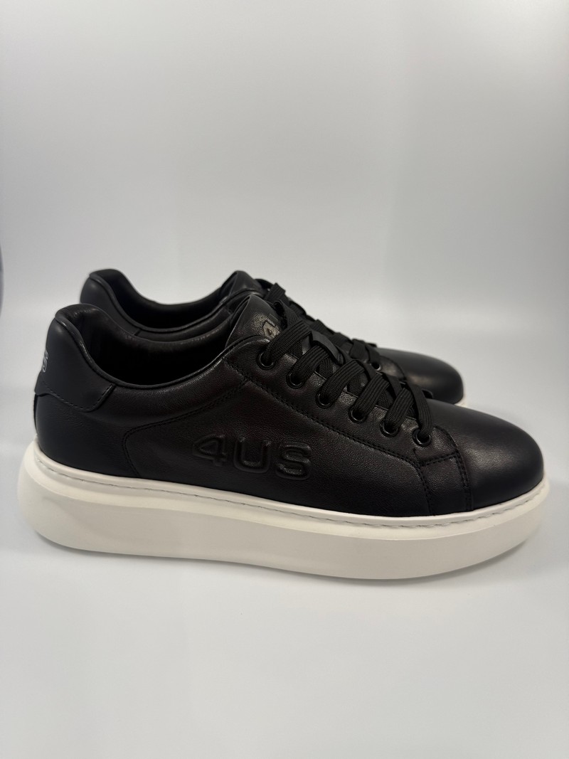 FL26-_31 Sneakers 4US Paciotti uomo nero art.0051 - immagine 1