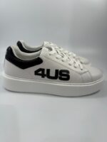 Sneakers 4US paciotti uomo bianco/nero art.1228