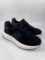 Sneakers uomo 4US Paciotti camoscio blu art.001 - immagine 3