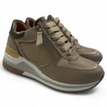 Sneakers Keys donna pelle beige art.11243 - immagine 3