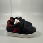 Sneakers Ferre bimbo blu/rosso doppio velcro art.361