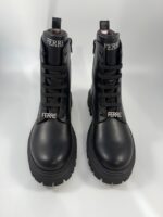 Anfibio Ferr ragazza nero con accessorio art.292 - immagine 4