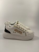 Sneakers bambina 4Us paciotti bianco con strass art.25990