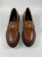 Mocassino Valleverde pelle castagno art.42491 - immagine 4