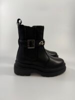 Stivaletti 4Us Paciotti neri con logo art.24275