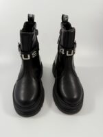 Stivaletti 4Us Paciotti neri con logo art.24275 - immagine 4