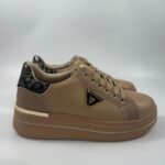 Sneakers Valleverde avana con dettaglio maculato art.35481