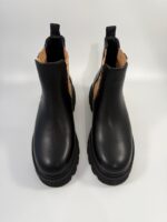 Stivaletti Alviero Martini neri con inserto stampa geo classic art.1237 - immagine 4