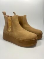 Stivaletto platform Alviero Martini nabuk beige art.1211 - immagine 3