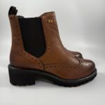 Stivaletto Valleverde pelle castagno art.42506