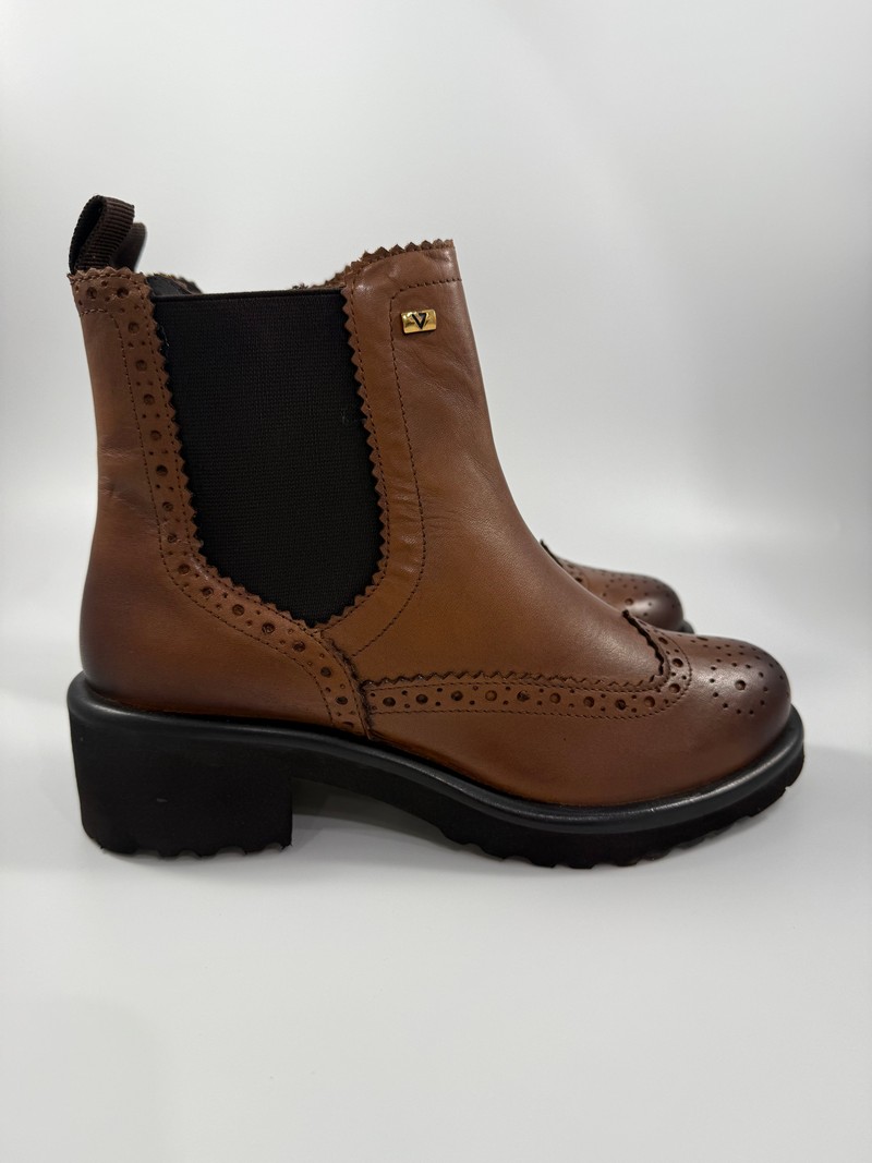 FL26--_5 Stivaletto Valleverde pelle castagno art.42506 - immagine 1