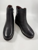 Stivaletti con zeppa Leios pelle nero art.4425 - immagine 5