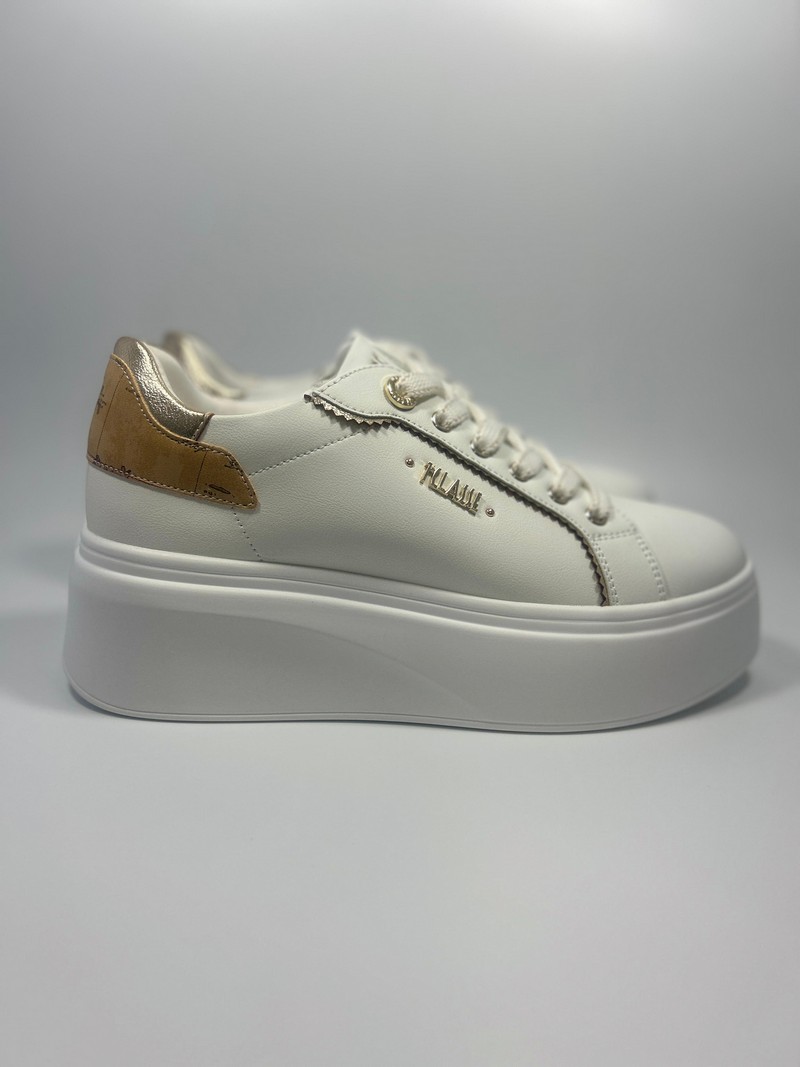 FL26--_66 Sneakers platform Alviero Martini bianco art.1304 - immagine 1