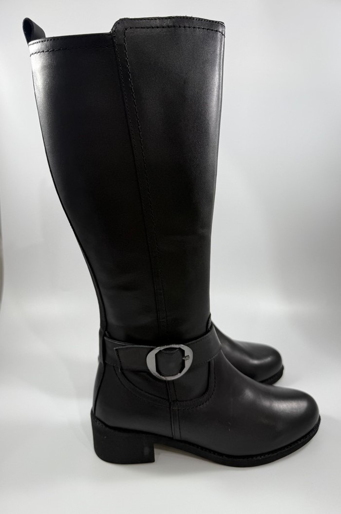 FL26--_68 Stivali Leios 30s pelle nero art.1300 - immagine 1